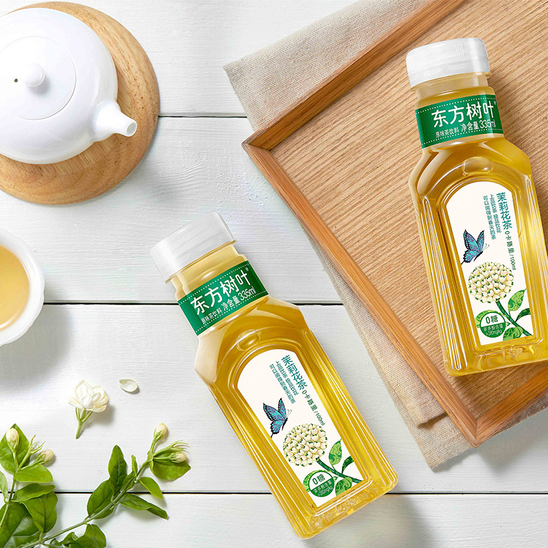 农夫山泉东方树叶500ml茶饮料茉莉花青柑普洱乌龙茶特价官方旗舰