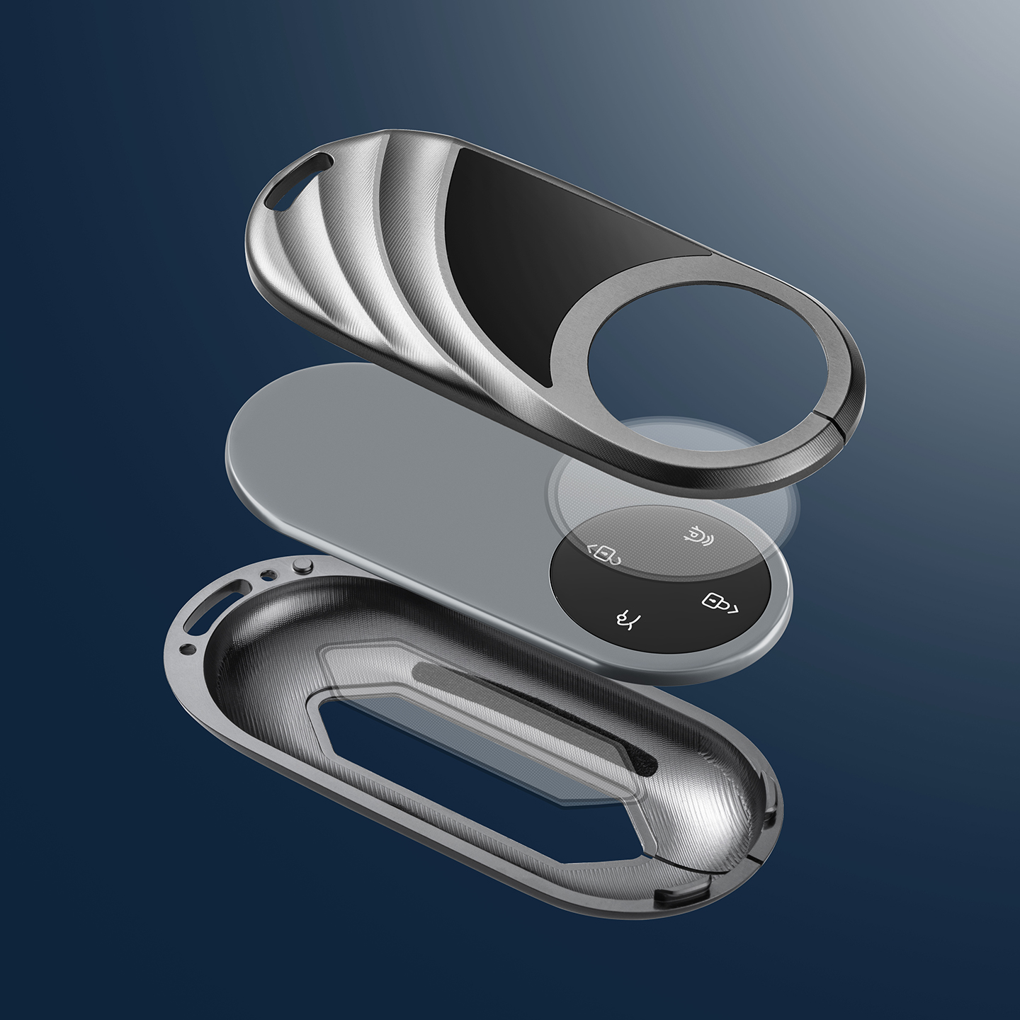 华为问界m8/m9钥匙套2025新款2026新m7卡片高端汽车用品专用扣壳 - 图1