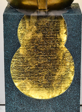 侘寂风循环水葫芦喷泉摆件