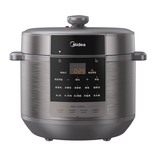 美的8升电压力锅多功能锁鲜焖香商用智能预约高压烹煮饭锅E8129 - 图3