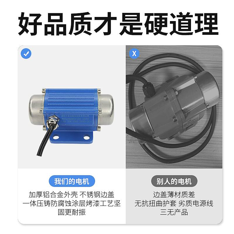 普田工业振动电机24V12V直流无刷微小型下料震动马达带数显调速器 - 图0