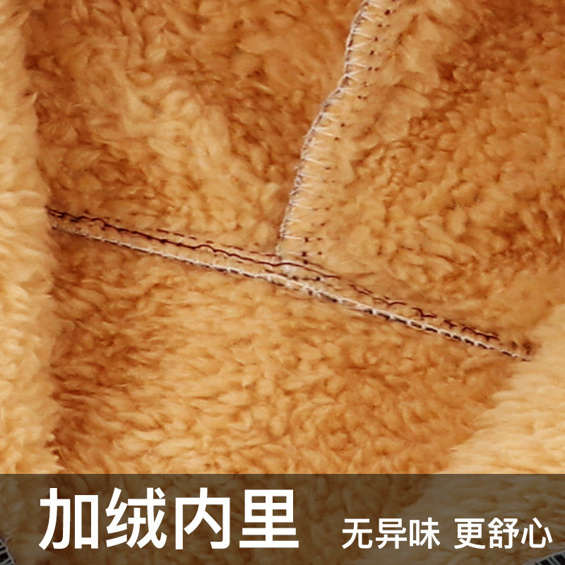 围裙长袖烘焙防油防水厨房家用男士罩衣女冬季加绒加厚摆摊年轻人