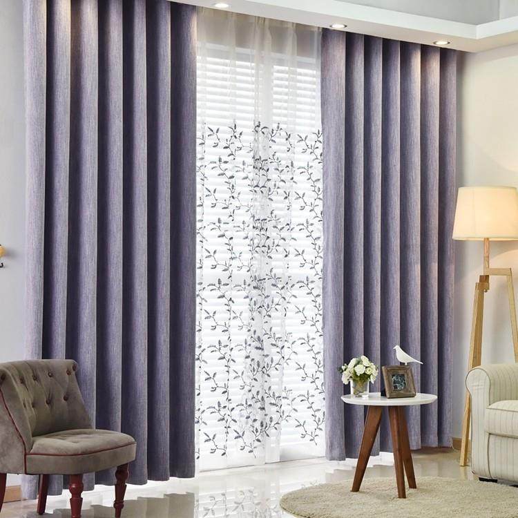 高档简约现代客厅、卧室竹棉麻窗帘加厚纯色窗帘定制成品,淘宝优惠券,粉丝福利购,淘宝优惠卷