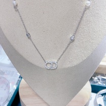 South Korean boomer s925 silver necklace with a silver necklace