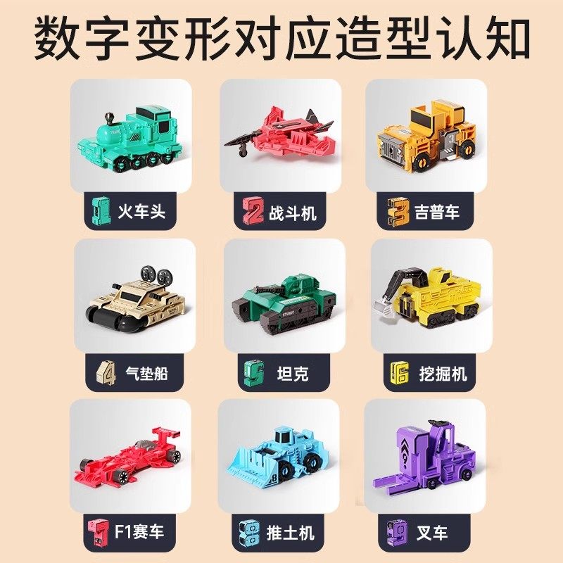 加大数字男孩益智玩具合体机器人字母正版变形礼物儿童3-4金刚5-9,淘宝优惠券,粉丝福利购,淘宝优惠卷