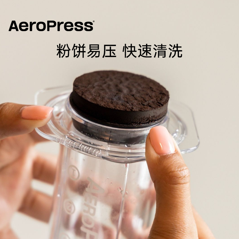 Aeropress爱乐压透明版咖啡机户外便携式手冲咖啡壶套装手动萃取 - 图2