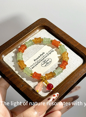 AuraStones【秋露】原创中式转运天然能量多宝水晶琉璃手串手链女