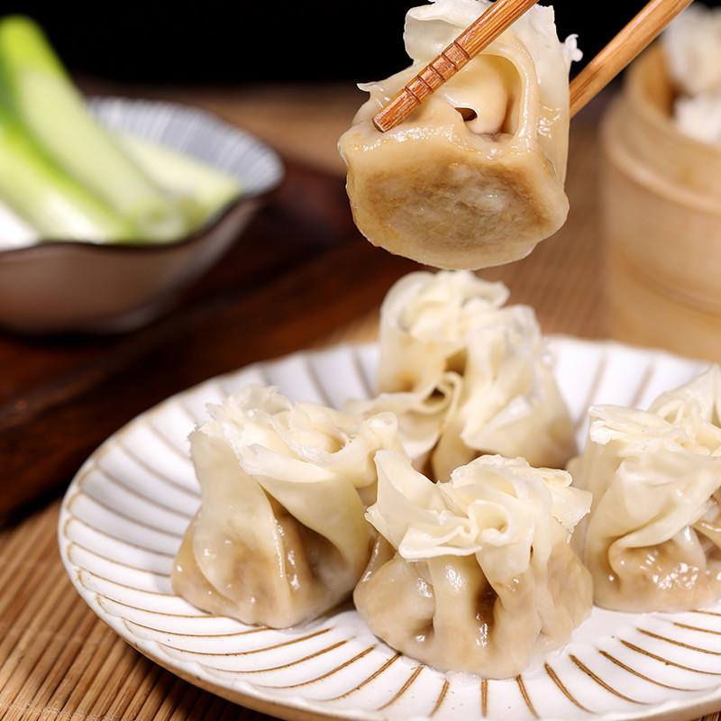 清真速冻纯羊肉烧麦早饭半成品蒸儿童速食肉烧卖特色早餐面点美食 - 图2