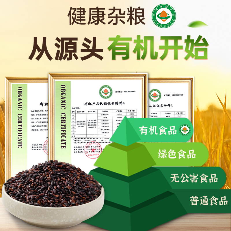 甸禾东北有机血糯米正宗新米饭团煮粥奶茶店专用配料500g - 图0