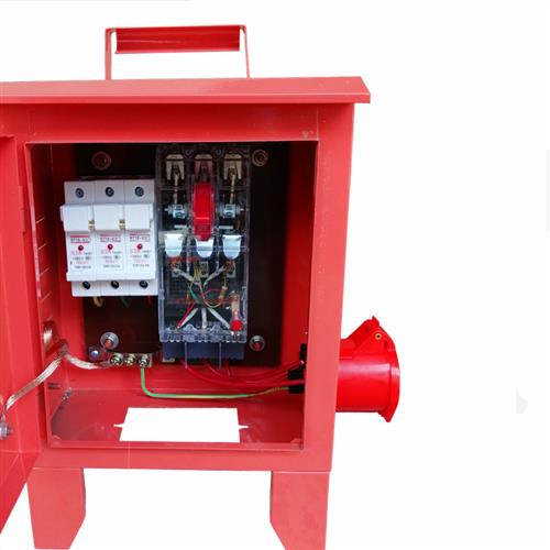 工地配电箱 透明开关380V带四芯防爆插座32A一保险一漏电一插座 - 图2