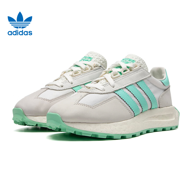 adidas 阿迪达斯三叶草夏季女鞋RETROPY E5运动鞋休闲鞋HQ4385 - 图0