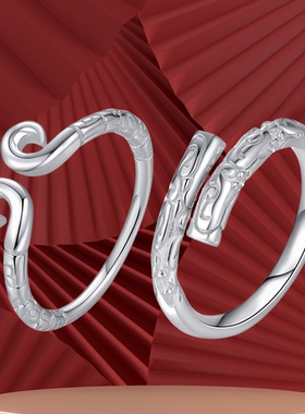 钻石之乡河南商丘新品紧箍咒金箍棒情侣戒指男女一对开口对a0202