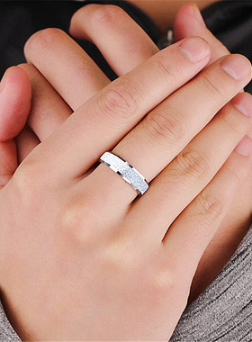 钻石之乡河南商丘韩版热卖磨砂开口戒指简约个性霸气车花素a2511