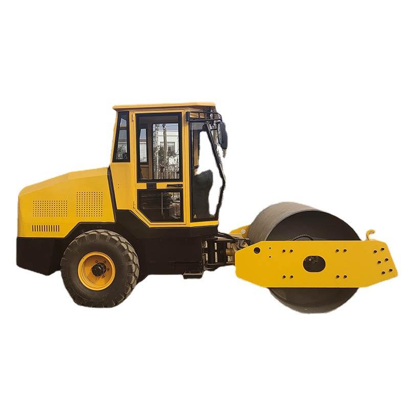 座驾式压路机路面机械6吨回填土建设压实机前钢轮后胶轮压土机 - 图3