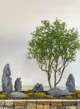 景观彷真泡沫假石头酒店庭院园林青龙石软装室内装饰造景道具摆件