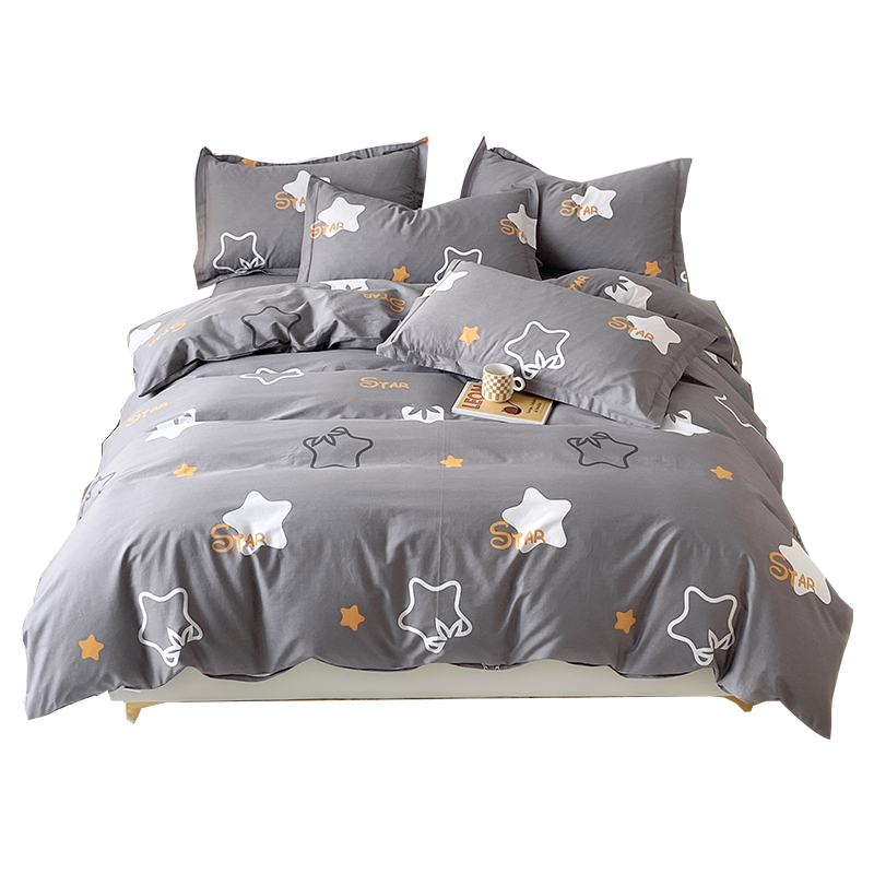 全棉被套单件135x190纯棉被罩单人150x200x180双人被单三件套定制 - 图0