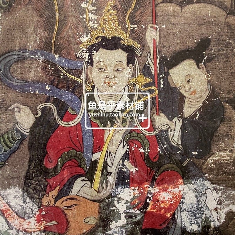清代府谷县麻镇大庙壁画古代壁画艺术珍品人物参考电子版图片素材,淘宝优惠券,粉丝福利购,淘宝优惠卷
