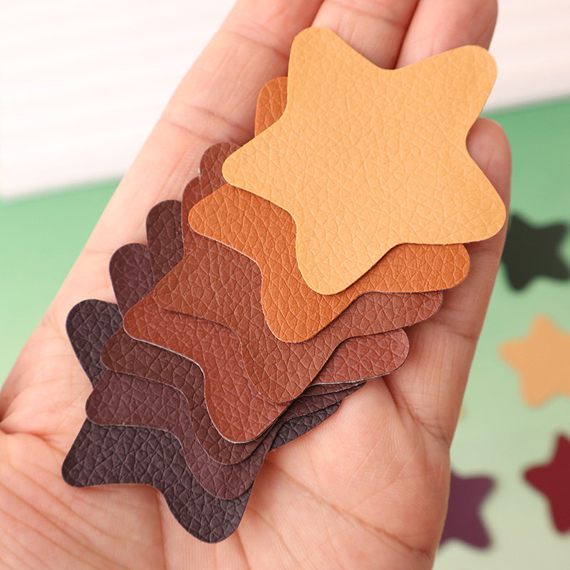 自粘皮革小号五角星补丁贴沙发电动车座椅汽车坐垫烟洞装饰修复贴,淘宝优惠券,粉丝福利购,淘宝优惠卷