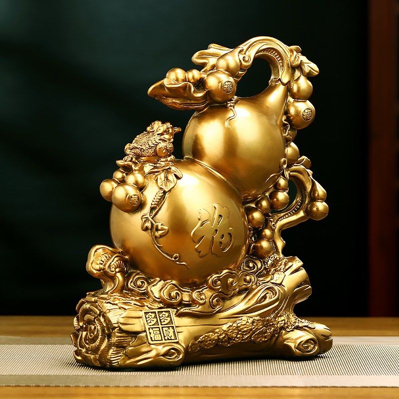 多福多财葫芦摆件家居客厅玄关电视柜装饰品乔迁新居礼品百福临门,淘宝优惠券,粉丝福利购,淘宝优惠卷