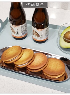 现代样板间厨房i简约软装饰品欧式家居摆件道具酒茶壶托盘ZH2225