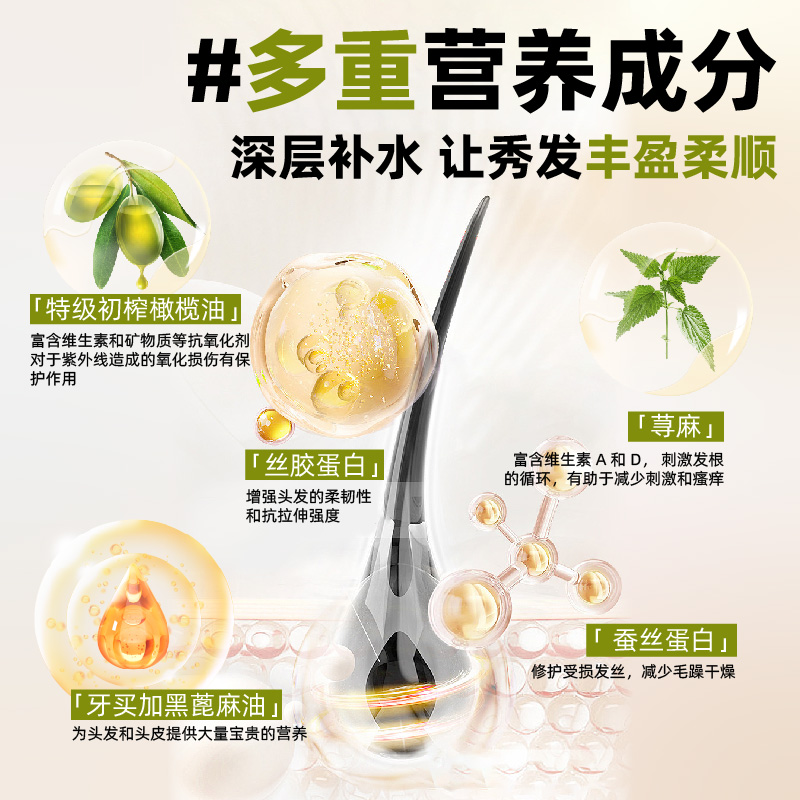 蓬松去油套装 改善瘙痒扁塌干枯毛躁 丰盈蓬松清爽亮泽温和顺滑