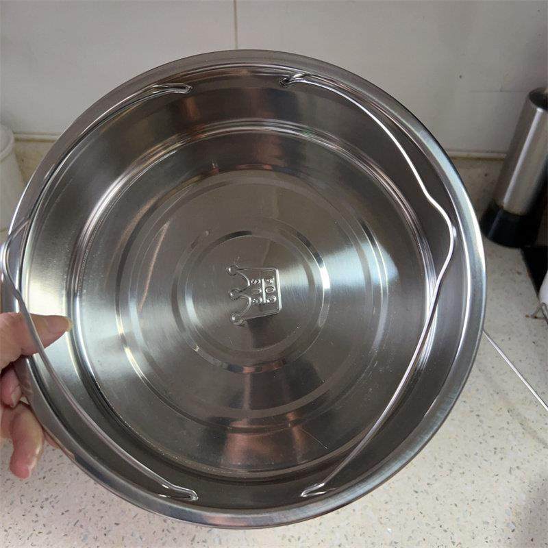 带提手蒸笼提手蒸屉蒸格电饭煲无孔蒸盆电饭锅蒸架304不锈钢蒸盆,淘宝优惠券,粉丝福利购,淘宝优惠卷