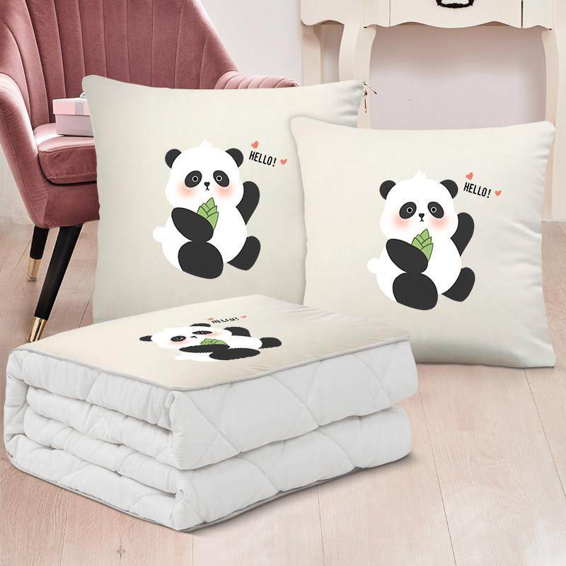 抱枕被子两用夏季空调被客厅沙发午睡毯子办公室汽车夏凉被二合一,淘宝优惠券,粉丝福利购,淘宝优惠卷