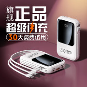 驭电者自带线20000mAh 充电宝