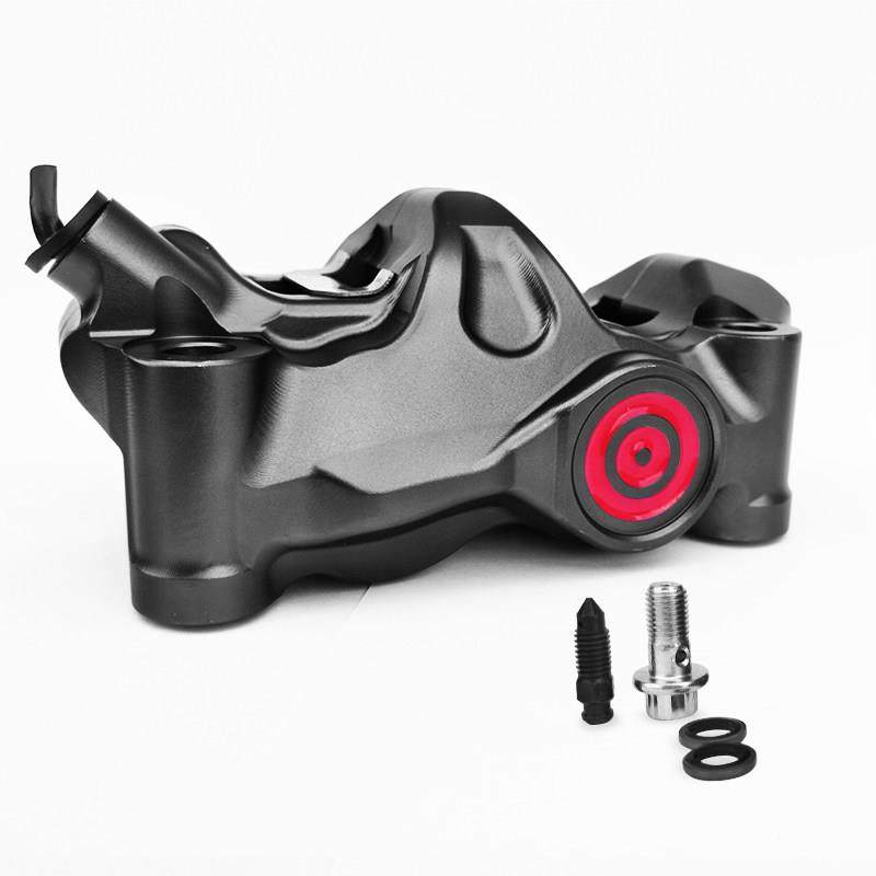 新款摩托刹车泵改装前后对四活塞484大辐射卡钳套装100孔距制动缸,淘宝优惠券,粉丝福利购,淘宝优惠卷