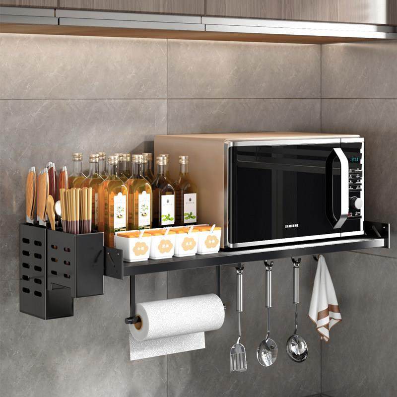 微波炉置物架壁挂支架挂壁式烤箱架子悬挂厨房墙上专用挂架免打孔,淘宝优惠券,粉丝福利购,淘宝优惠卷