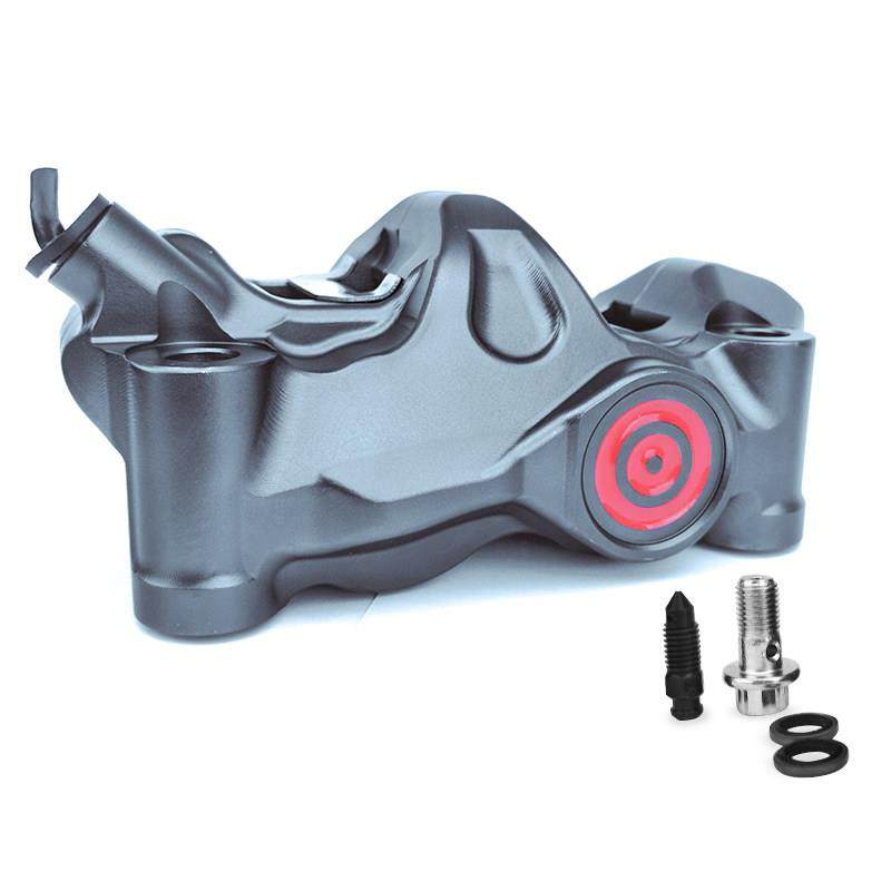 新款摩托刹车泵改装前后对四活塞484大辐射卡钳套装100孔距制动缸,淘宝优惠券,粉丝福利购,淘宝优惠卷