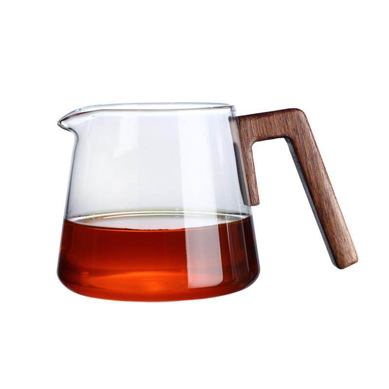 玻璃公道杯木把公杯分茶器功夫茶具茶道茶艺茶海大号茶盅防烫茶具,淘宝优惠券,粉丝福利购,淘宝优惠卷