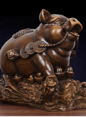 十二生肖猪摆件大号富足旺财福猪风水摆设富足美满招财办公室摆设