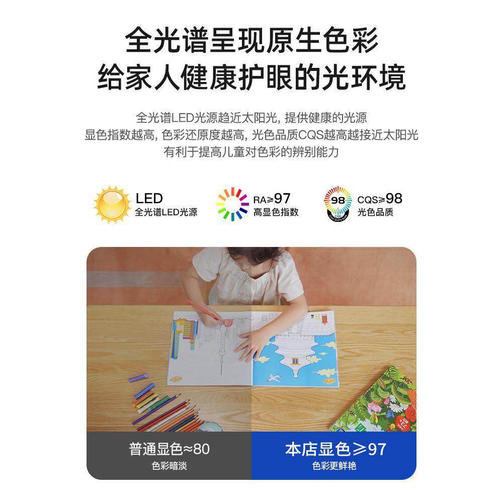 全光谱护眼卧室吸顶电风扇灯离线AI语音360度摇头一体家用吊扇灯,淘宝优惠券,粉丝福利购,淘宝优惠卷