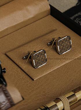 意大利手表套装盒男士绅士梳妆台收纳盒袖扣钢笔衣帽间模型室展示