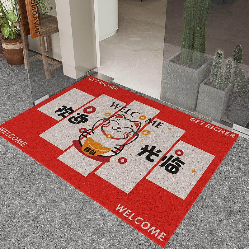 商用地毯定制丝圈地垫饭店酒店迎宾茶餐厅门口进门脚垫室外防滑垫,淘宝优惠券,粉丝福利购,淘宝优惠卷