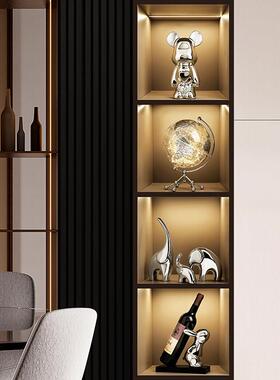 轻奢高档家居电视柜酒柜装饰品客厅现代餐柜高级感工艺品摆饰