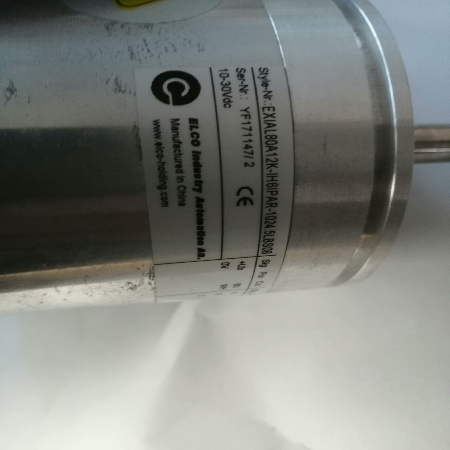 宜科编码器EXIAL80A12K一IH6IPAR一1024 - 图1