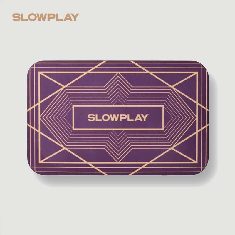 SLOWPLAY德州扑克方形陶瓷筹码无面值黑色（一组10片）-图2