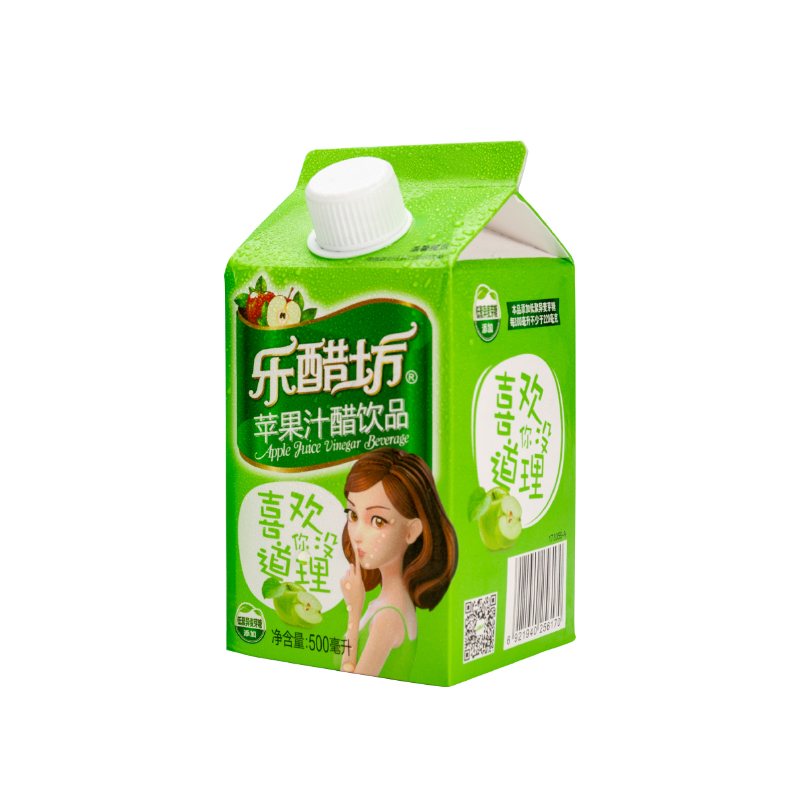 乐醋坊苹果醋饮料整箱500ml*15盒装浓缩果汁大瓶女生夏季网红饮品 - 图3