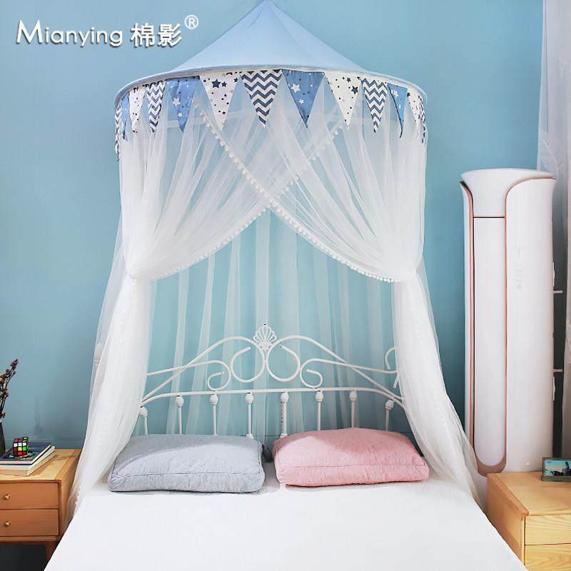 蚊帐吊顶圆顶1.5m/1.8米床1.35床围栏加密厚双人免安装男孩家用,淘宝优惠券,粉丝福利购,淘宝优惠卷
