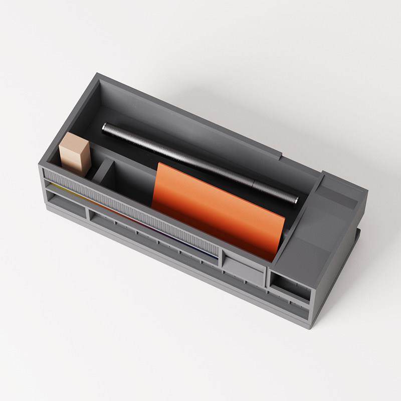 另一边水泥微建筑收纳盒简约治愈桌面笔筒摆件玄关前台展示礼物,淘宝优惠券,粉丝福利购,淘宝优惠卷