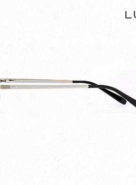 25SS 太阳镜个性轻奢椭圆框书呆子女中性时尚老钱风遮阳纯钛墨镜