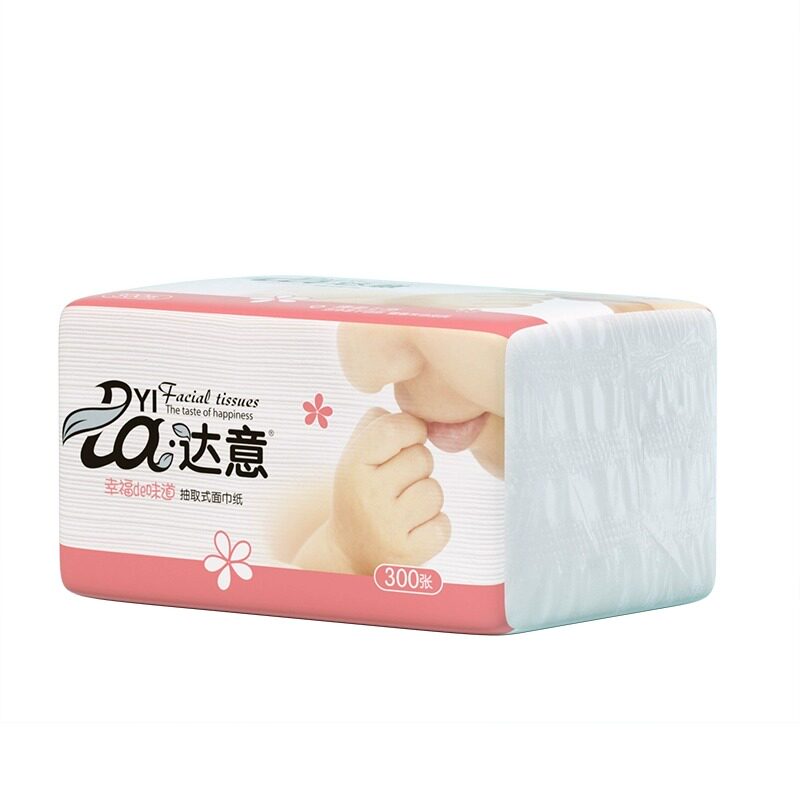 达意幸福味道抽纸家用实惠装整箱餐巾纸卫生面巾纸抽纸巾家装