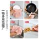 Dishwashing rag absorbs water, does not stick to oil and does not shed lint