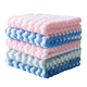 Dishwashing rag absorbs water, does not stick to oil and does not shed lint