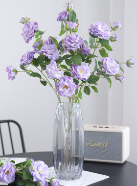 仿真冰山月季花家居民宿庭院装饰