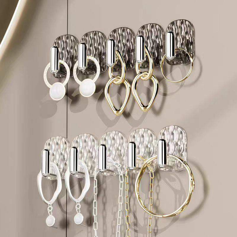 小挂钩迷你强力粘胶粘钩免打孔壁挂柜门门后首饰项链一排无痕挂架,淘宝优惠券,粉丝福利购,淘宝优惠卷