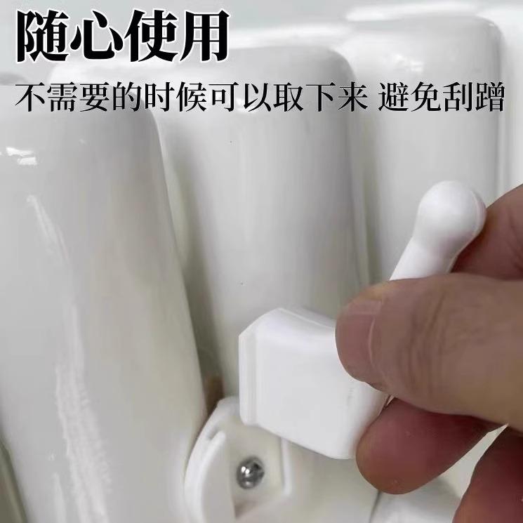 暖气片专用挂钩晾衣架衣帽毛巾架置物架加固耐温防滑固定件小挂架