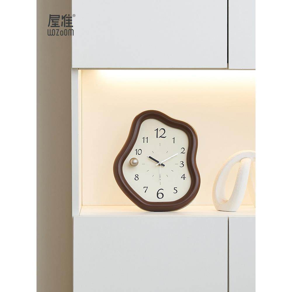 WOZOOM屋准客厅桌面摆件电视柜玄关创意座钟酒柜高级感轻奢装饰品,淘宝优惠券,粉丝福利购,淘宝优惠卷